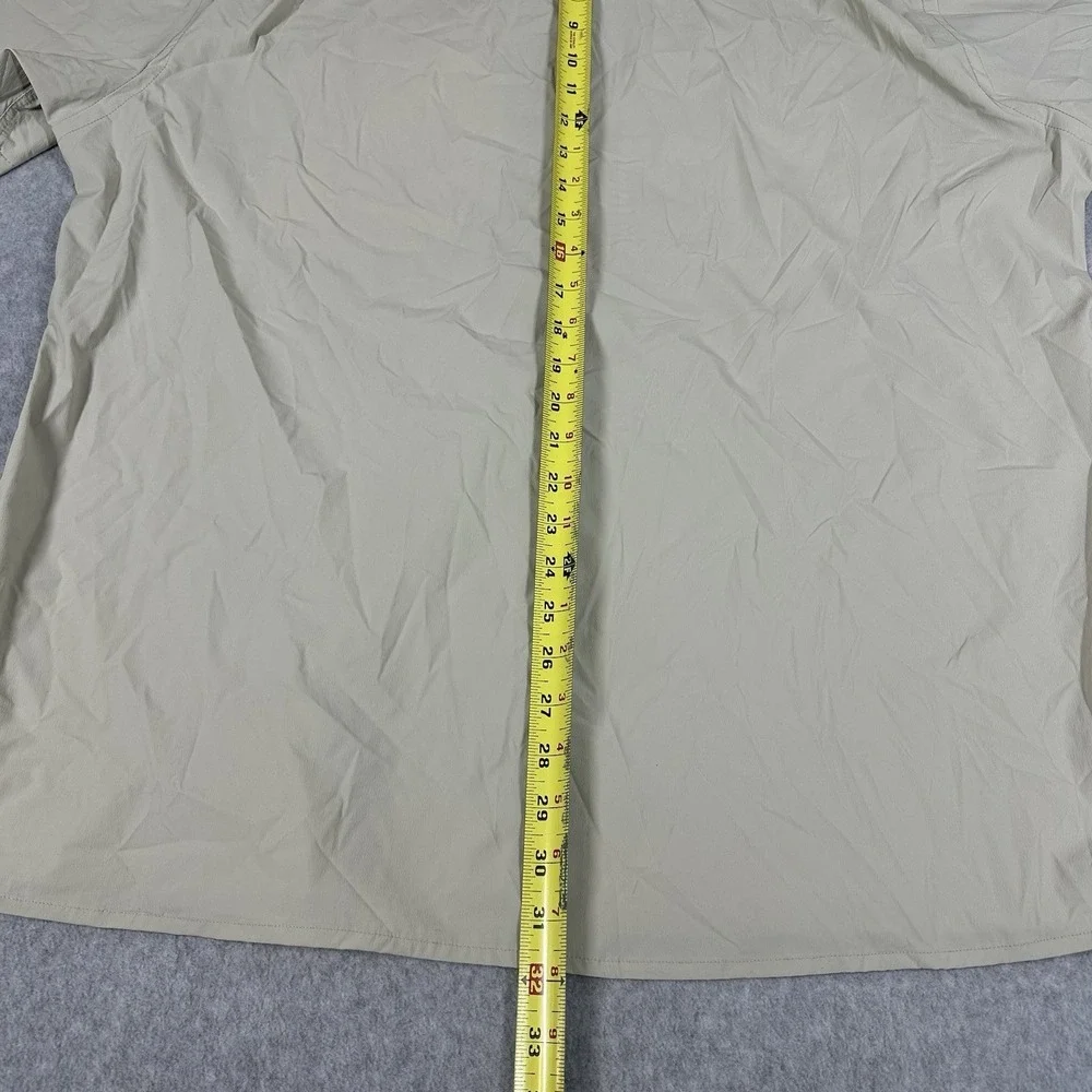 Bills Khakis Men's Short Sleeve Shirt Light Beige Size XXL Two Pockets NWT